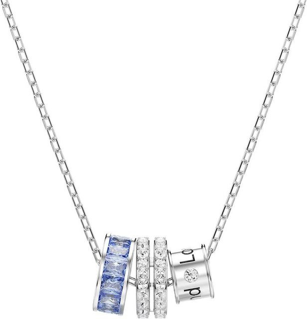 Swarovski Halskette, Connexus Beweglicher Kreis Pavé Anhänger, Zirkonia, Kristall, Silber, Damen - Bild 1
