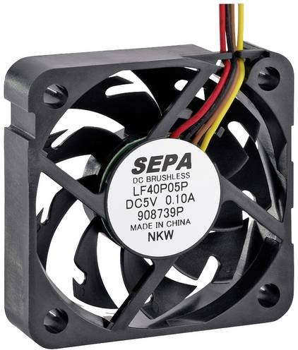 SEPA Axiallüfter LF40P05PSE00A 5V 13.8 m³/h Schwarz B/T/H: 40 x 40 x 10 mm - Bild 1