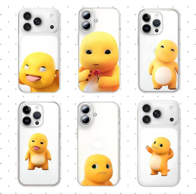 Stoßfeste Nailong iPhone Hülle in Transparent für iPhone 17, 16, 15, 14, 13, 12, 11 Pro Max Mini Plus - Bild 1