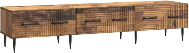 vidaXL TV-Schrank aus Altholz in Braun im Industrial Design, B/T/H: 147 x 34,5 x 30 cm - Bild 1