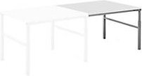Anbautisch TRESTON TP 915L höhenverstellbar in Weiss und Grau mit Holzplatte, Breite: 150 cm - Bild 1