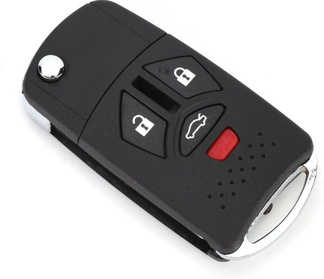 GoolRC Klappschlüssel Gehäuseabdeckung mit 3+1 Tasten für Mitsubishi Eclipse 2007-2010 in Schwarz - Bild 1
