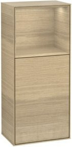 V&B Seitenschrank Finion mit LED-Beleuchtung und Glasfachboden, Breite: 41,8 cm, Höhe: 93,6 cm - Bild 1