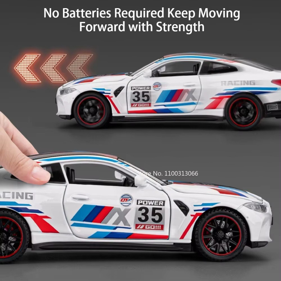 caipo M4 Spielzeugauto, Modell, 1:32, Metall, mit Licht und Sound - Bild 4