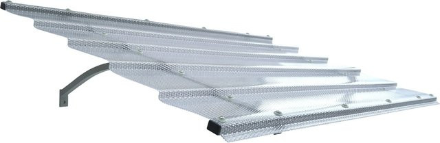 STARKEDACH DIAMONDS Aluminiumrahmen Vordach Straight T-150 Farbe: 7035 mit monolithischer Polycarbonatbeschichtung - Bild 1