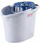 Vileda SuperMop Putzeimer mit Wringer in Grau Blau Weiß - Bild 1