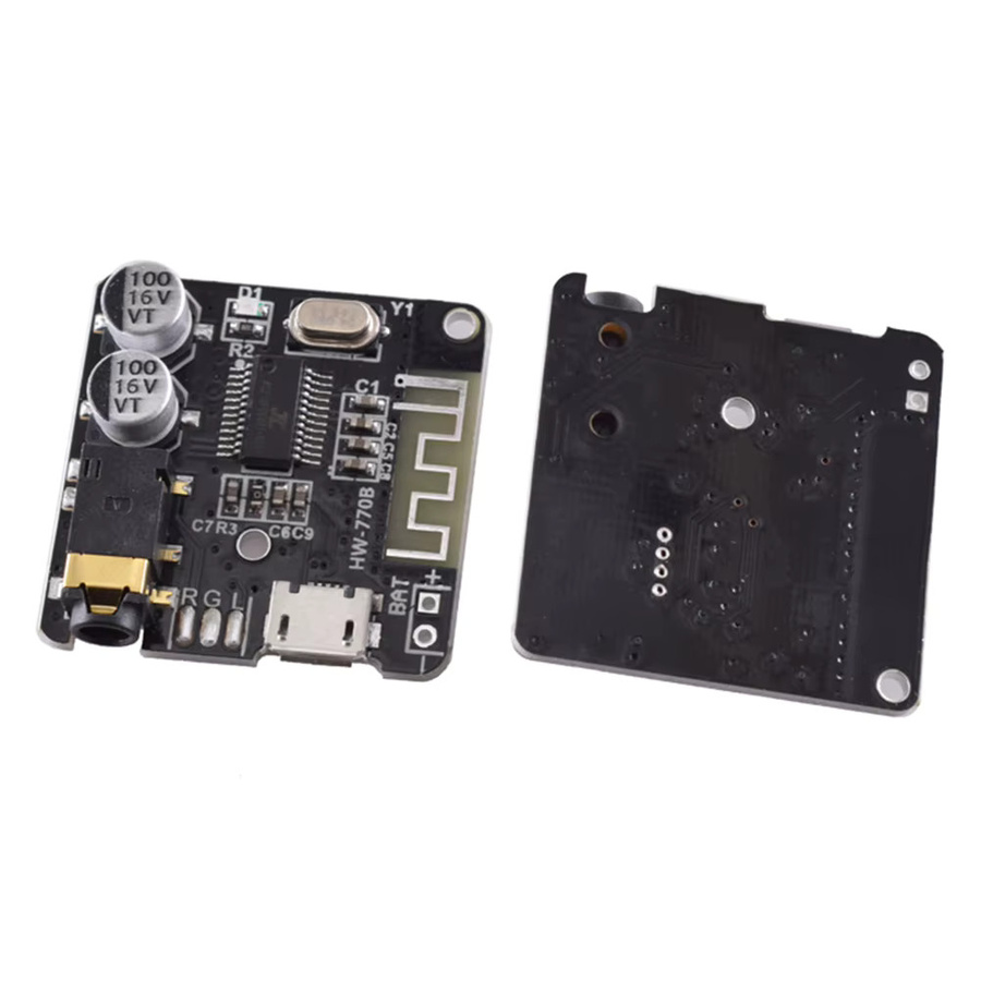 ALLOYSEED VHM-314 Bluetooth Audio Receiver Board, 2-Kanal Verstärker mit Bluetooth 5.0 Dekodierung und 3,5mm Aux-Anschluss, Schwarz - Bild 3