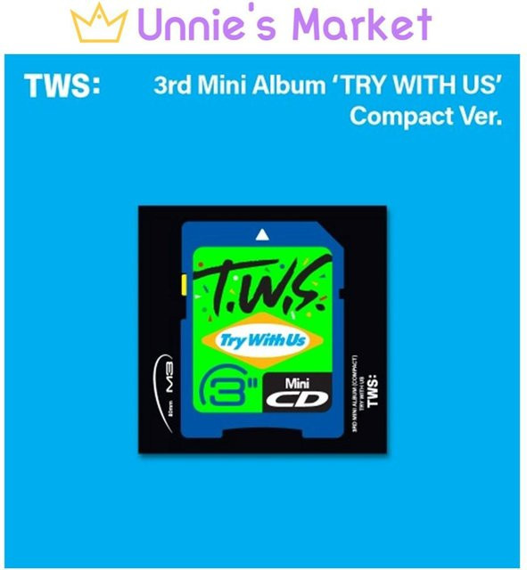 TWS Compact Ver. 3 Mini-Album NO POB Random Ver. Black - Bild 1