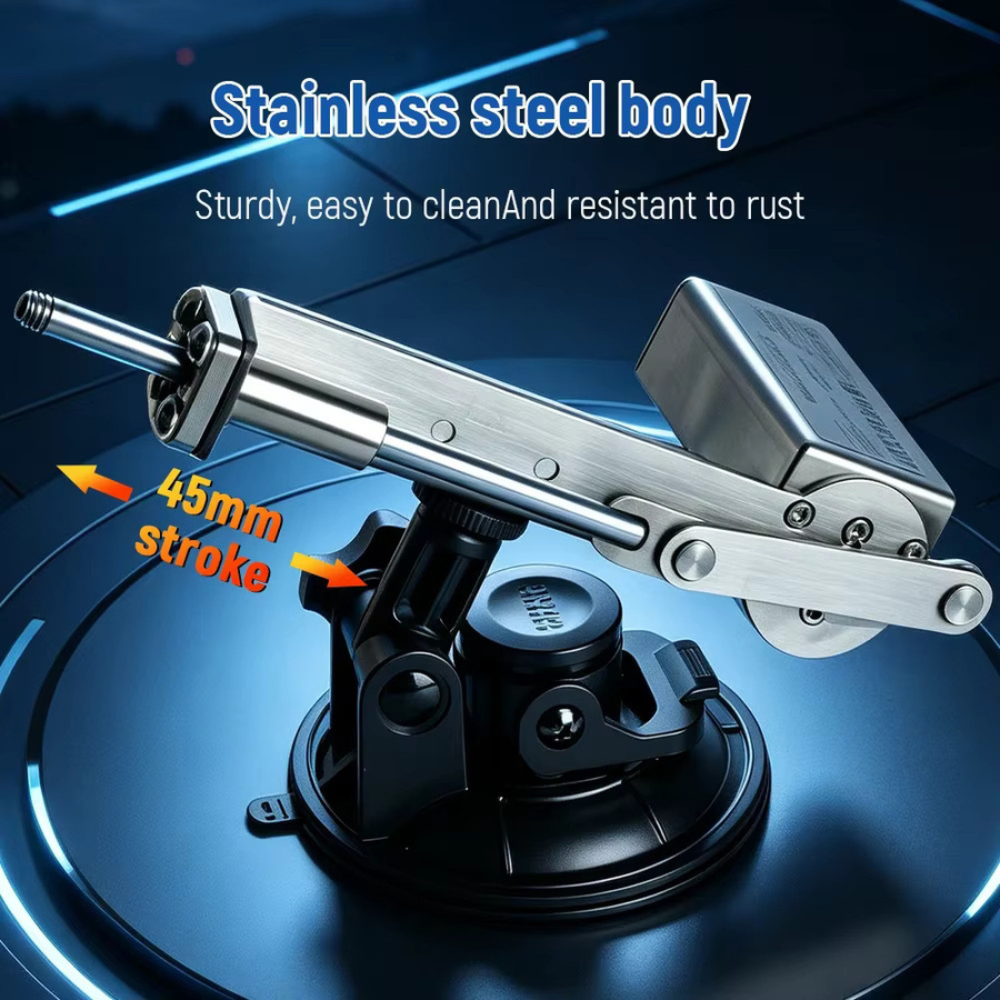 TUNGFULL Kleiner Motoraktuator Schubmaschine 24V mit 45mm Hub, Variable Geschwindigkeit, Linearantrieb in Silber - Bild 3