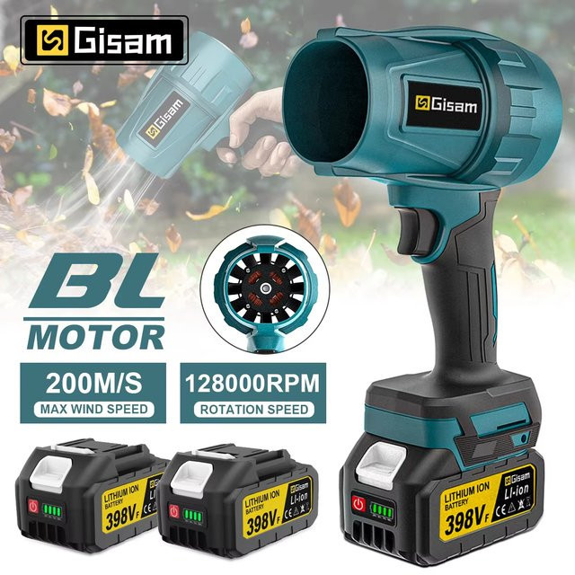 Makita bürstenloser Turbo-Jet-Ventilator 1500 W kabelloses elektrisches Luftgebläse für 18 V Akku - Bild 1