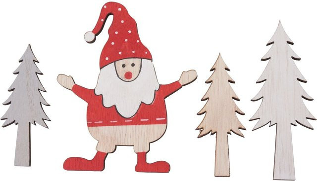 VBS Streuteile Sven aus Holz für die Weihnachtszeit - Bild 1