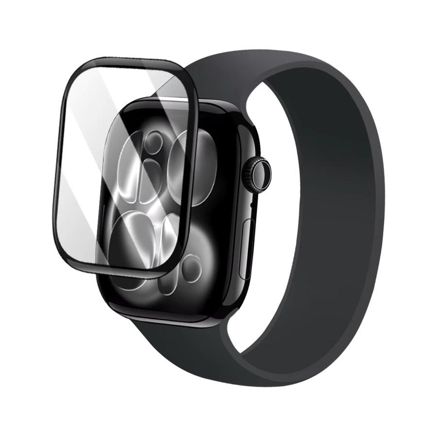 PEO Displayschutzfolie für Apple Watch Serie 11 10 9 8 7 6 5 Ultra 2 in Transparent - Bild 3