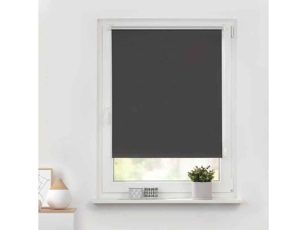 LICHTBLICK Thermo-Klemmrollo Verdunkelung Anthrazit B/H: 95 x 150 cm - Bild 2