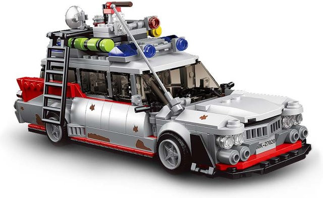 MOULD KING Ghost Bus DIY Mini Luxury Toy Car Model Building Kit Bricks Set - Bild 1