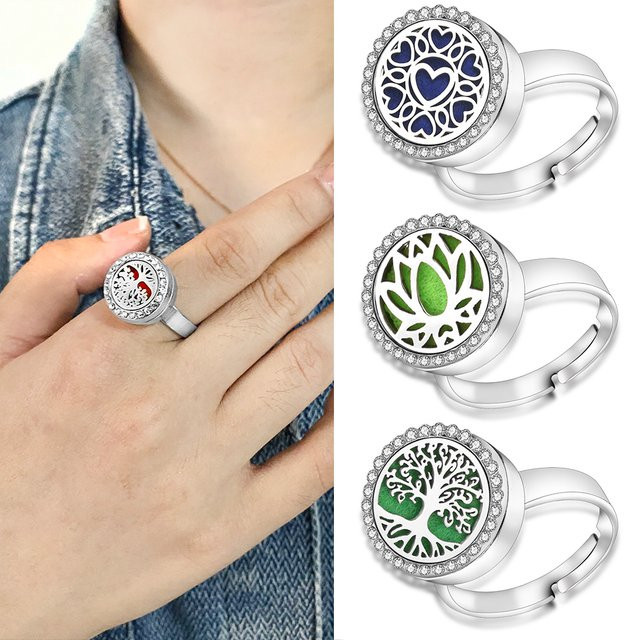 MODKISR Ring Edelstahl, Silber, Zirkonia, Unisex - Bild 1