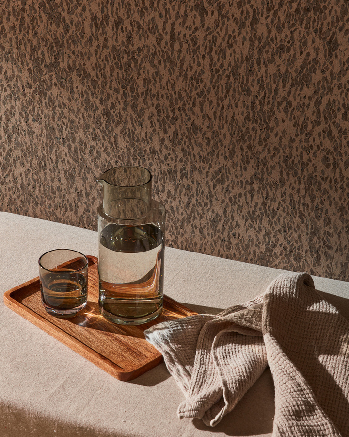 Omexco Wallpaper Motion CAS32 Tapete aus Kork in Braun mit abstraktem Design - Bild 1