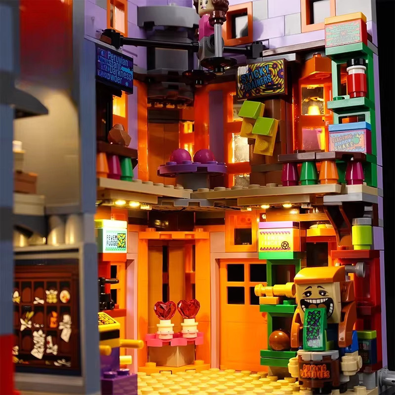 LED-Beleuchtungsset passend für LEGO Harry Potter Diagon Alley Weasleys Wizard Wheezes 76422, Multicolor (ohne Bausteine) - Bild 2