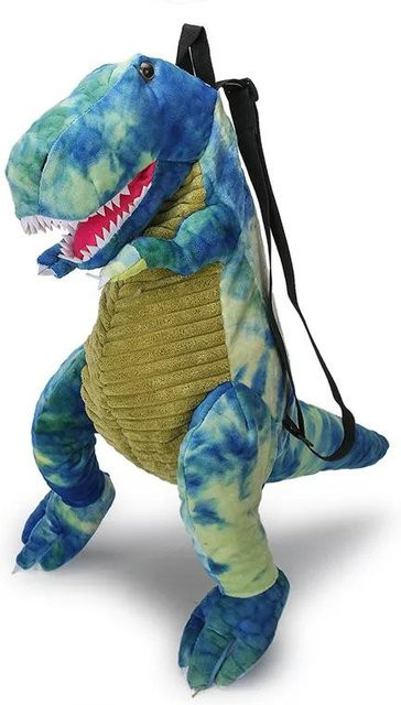 Yiran Health & Beauty Dinosaurier Rucksack Plüschtier, 40cm, Bunt/Mehrfarbig - Bild 1