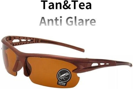 Freedom Outdoors Sportsonnenbrille, Herren, Vollrand, Kunststoff, Gelb, Braun - Bild 1