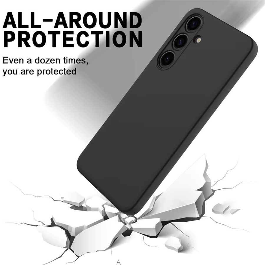 Soft Silikon Schutzhülle für Samsung Galaxy S25 S24 S23 S22 S21 Plus Ultra sowie Galaxy A54 A34 A53 A52 A41 A51 in Schwarz und Grün - Bild 4
