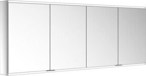 Keuco Royal Modular 2.0 Spiegelschrank mit LED-Beleuchtung und 4 Drehtüren, B/H/T: 190 x 70 x 16 cm, Weiß/Silber - Bild 1