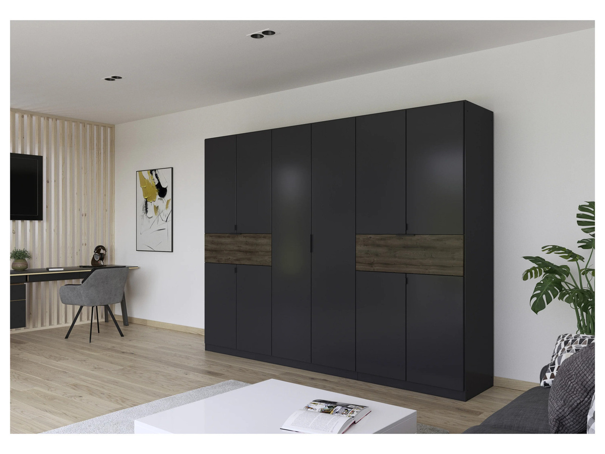 RAUCH BLUE Ticao Drehtürenschrank mit 10 Türen und 2 Schubkästen in Atlantic Oak, Breite: 271 cm, Höhe: 210 cm - Bild 2