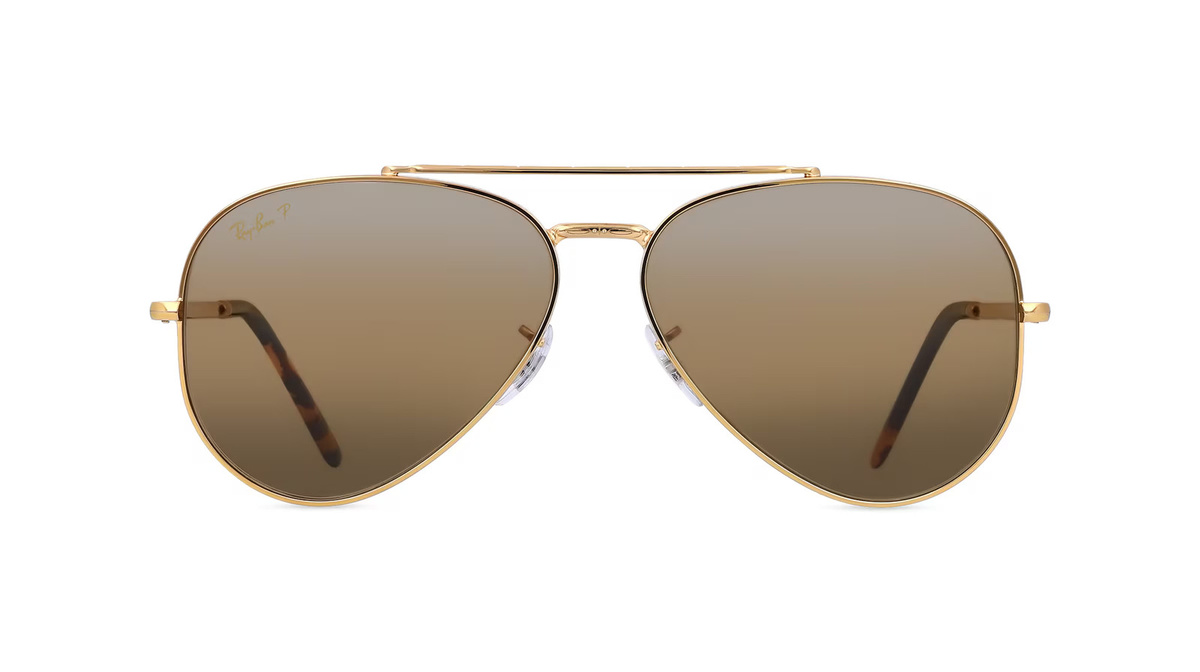 Ray-Ban RB 3625 Sonnenbrille Aviator, Vollrand, Metall, Unisex, gold - Bild 1