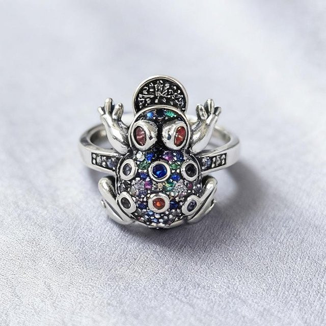 Foxanry Ring, Kupfer, Bunt, Zirkonia, Damen - Bild 1