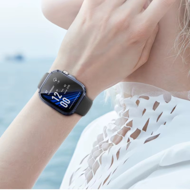 KMAIXA Smartwatch-Armband Silikon, Schwarz, Unisex - Bild 4