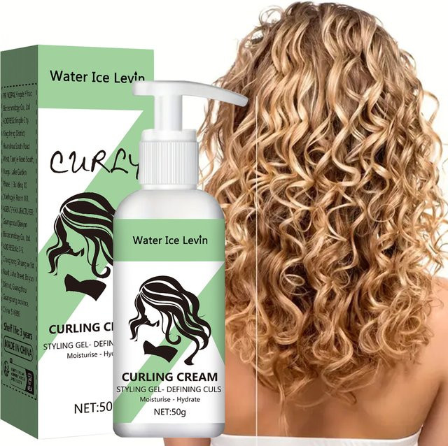 Water Ice Levin Curly Styling Gel, mit Keratin und Biotin, Lockiges Haar - Bild 1