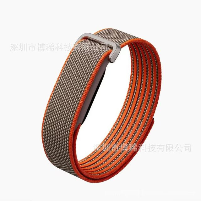 QINQING Uhrenarmband Nylon, Klettverschluss, gray, Unisex - Bild 1