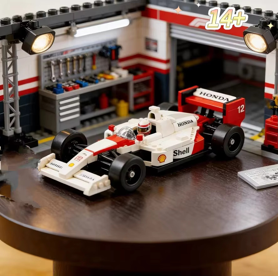 Potdemiel MP4/4 Rennwagen-Modell, Puzzle-Bausteine, 693 Teile, ab 14 Jahren - Bild 5