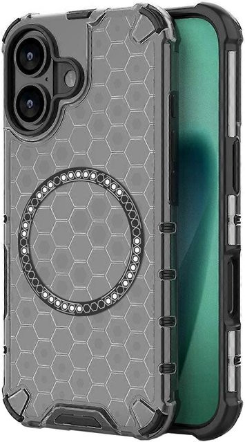 Techsuit HoneyComb Shield MagSafe Hülle für Apple iPhone 17 in Schwarz - Bild 1
