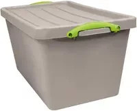Really Useful Box Aufbewahrungsbox Recycling Grau 56 l - Bild 1