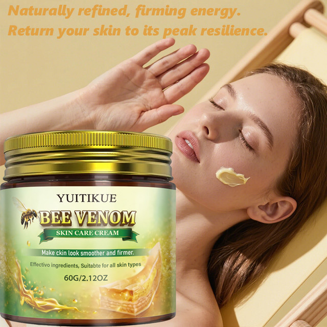 YUITIKUE Bienengift Straffende Creme mit Honigextrakt, 60g, Gesicht und Körper - Bild 1