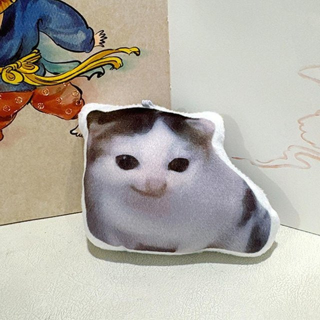 Schlüsselanhänger Katze Stimme, gray, Unisex - Bild 1