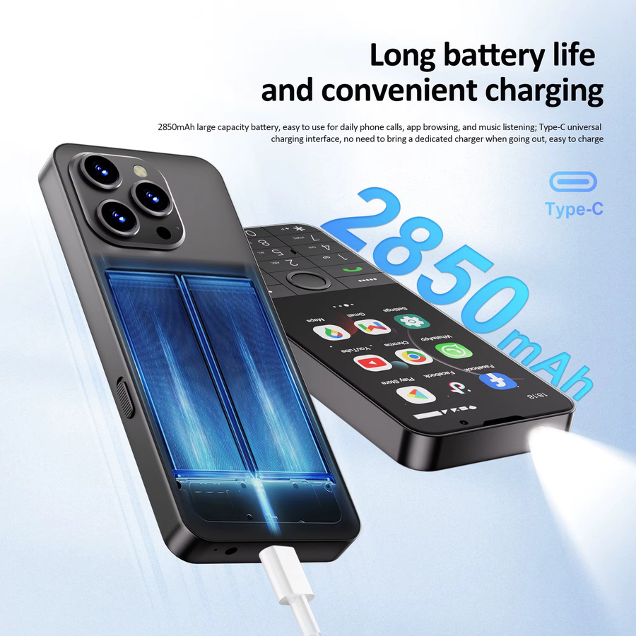 SERVO F26 PRO Android Smartphone mit 3,5 Zoll Display, 4G LTE, Dual-SIM, Wi-Fi und GPS in Schwarz - Bild 4