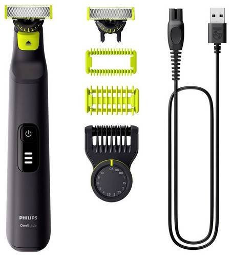 Philips OneBlade Pro 360 Herrenrasierer für Gesicht und Körper, Schwarz - Bild 1
