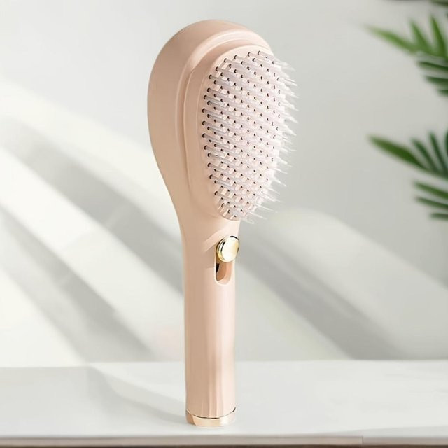 JR-Studio Haarbürste, antistatische Massagebürste, beige, Damen - Bild 1