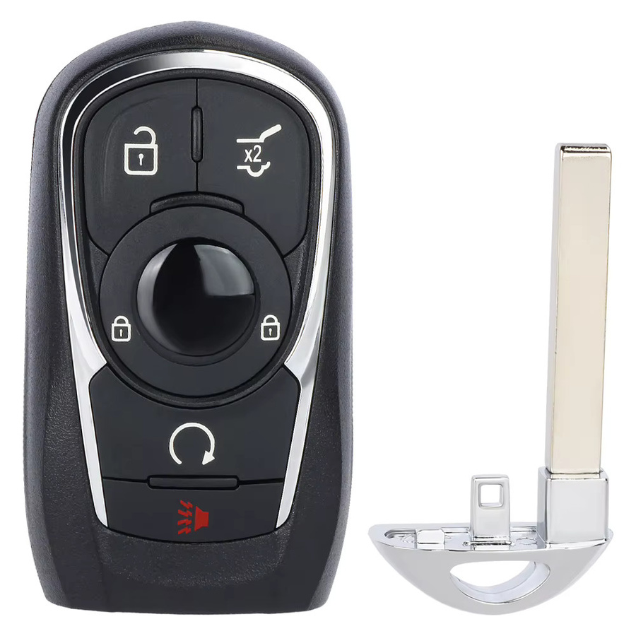 KEYECU Smart Remote Key Fob für Buick Regal Enclave Encore GX Lacrosse 2021-2023, FCCID HYQ4ES / HYQ4AS, 3/4/5B, 315 MHz / 433 MHz, Schwarz - Bild 3