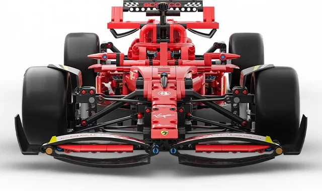 Yaafun Super Rennwagen Modellbausatz aus technischen Bausteinen in Rot - Bild 1