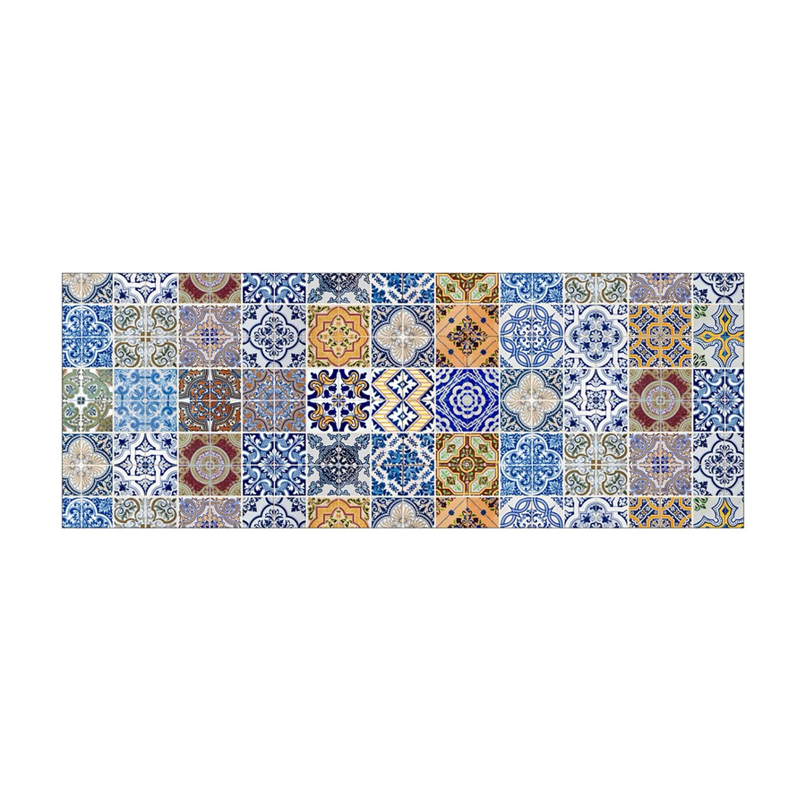 MySpotti Küchenrückwand Profix Cucina Pablo in Fliesenoptik, Farbe Gelb-Blau, B: 160 cm, H: 60 cm - Bild 2
