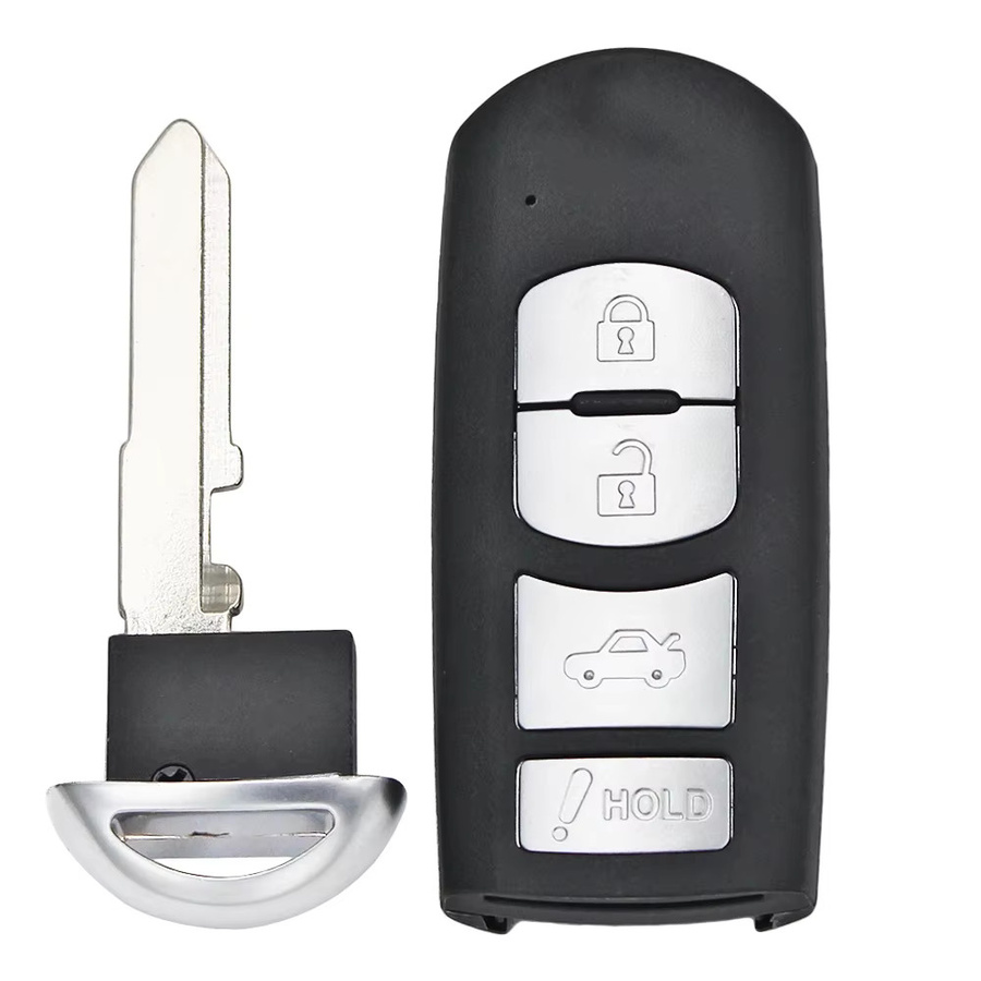 KEYECU WAZSKE13D01 Smart Remote Key Fob 315 MHz mit 4 Tasten in Schwarz für Fiat 124 Spider 2017-2020, Toyota Yaris IA/R und Scion iA 2016 - Bild 3
