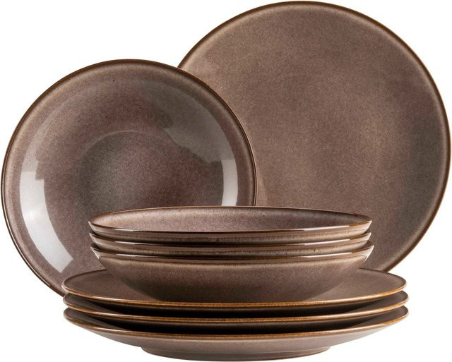 Mäser Tafelservice Smoky's aus Steinzeug in Grau und Multicolour - Bild 1