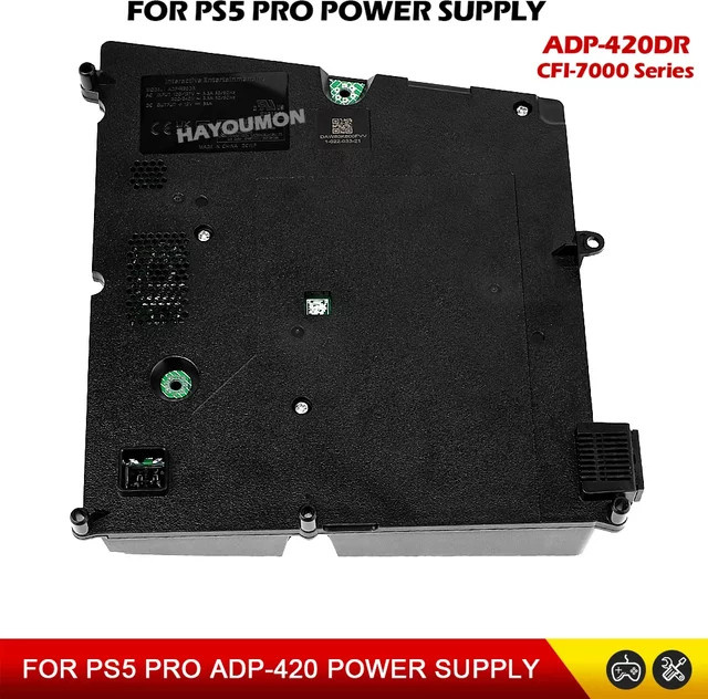 HeroAngel Ersatz Netzteil für PS5 PRO Spielkonsole ADP-420DR Stromquelle Adapter in Schwarz für CFI-7000 und CFI-7021 - Bild 1
