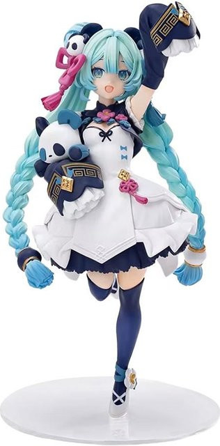 Fashnics Hatsune Miku Figur Nationaler Stil Mode Panda Actionfigur PVC - Bild 1