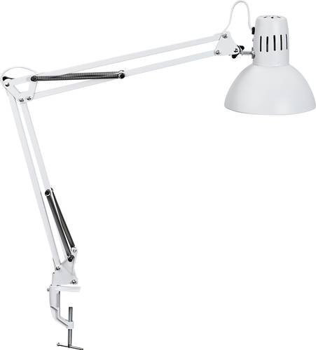 Maul MAULstudy 8230502 Klemmleuchte mit E27 Fassung in Weiß - Bild 1