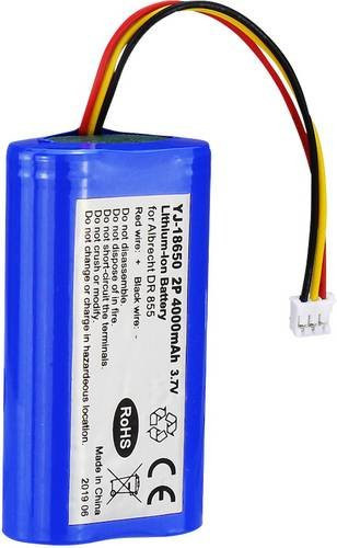 Albrecht Radio-Akku 4000 mAh für DR 855 und DR 860 in Blau - Bild 1