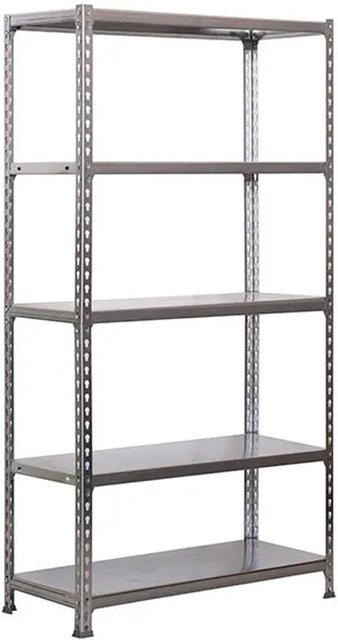 PROREGAL Schwerlastregal Metal Shark Grau-Verzinkt, H x B x T: 180 x 90 x 50 cm - Bild 1