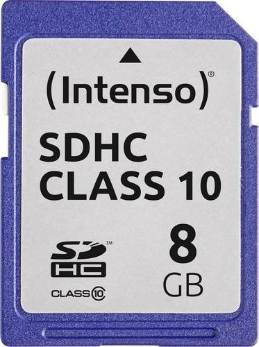 Intenso SDHC-Speicherkarte 8 GB Class 10 in Blau - Bild 1